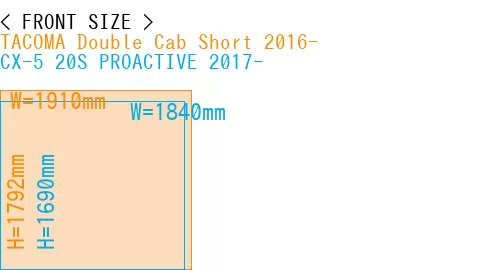#TACOMA Double Cab Short 2016- + CX-5 20S PROACTIVE 2017-